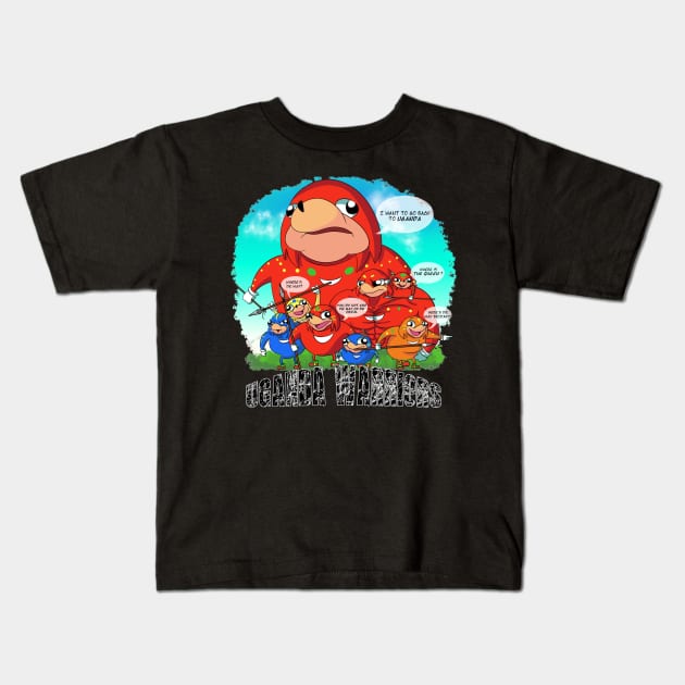 UGANDA WARRIORS VRChat Kids T-Shirt by TazawaK